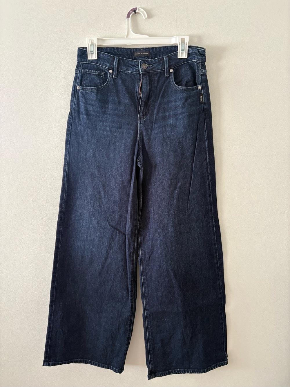 Silver Jeans Dark Blue Wide Leg Women's Jeans